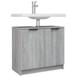 ZNTS Bathroom Cabinet Grey Sonoma 64.5x33.5x59 cm Engineered Wood 817064