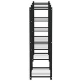 Flower Stand 83x25x80 cm Black Iron 343127
