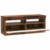 LED TV Cabinet Old Wood Engineered Wood 897433