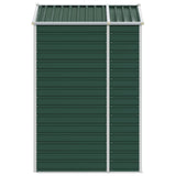 Garden Shed Green Galvanised Steel 191 x 130 x 198 cm Garden Shed 3188231