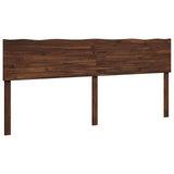 Live Edge Headboard ROSTOCK Dark Brown 200 cm Solid Acacia Wood 903212
