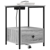 Bedside Cabinet Grey Sonoma 42 x 41 x 56 cm Engineered Wood 859436