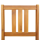 Garden Chair Folding 4 pcs Oil Natural 40 x 42 x 85 cm 3324840