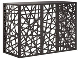 Air Conditioner Cover Black 110 x 50 x 105 cm Steel 8014171