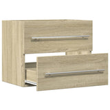 Sink Cabinet Sonoma Oak 60x38.5x48 cm Engineered Wood 856223