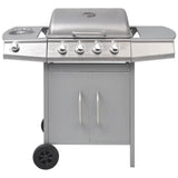 Gas Barbecue Grill 41 Cooking Zone Silver 41903