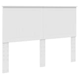 Headboard with Headboard White 140 cm Engineered wood 887758