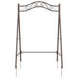 Swing Frame Antique Brown 113 x 121.5 x 168 cm Steel 42038702