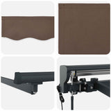 Electric Retractable Awning Taupe 3.5 x 2 m 3425747