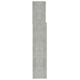 Headboard Cabinet Concrete Grey 100x19x103.5 cm 811848