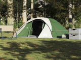 Camping Tent Cabin 4-Person Green Waterproof 4009558