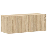 4 Piece TV Cabinet Set Sonoma Oak Engineered Wood 3078981