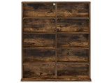 CD Cabinet Smoked Oak 65 x 23.5 x 97.5 cm Engineered Wood 8012682