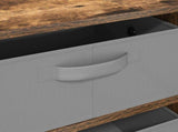 Sideboard with Drawer Smoked Oak 60 x 33.5 x 84 cm 8000472