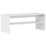 TV Cabinet High Gloss White 100x40x40 cm Engineered Wood 861118