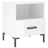 Bedside Cabinets 2 pcs High Gloss White 40x35x47.5 cm Engineered Wood 827441