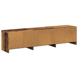 TV Cabinet with LED Old Wood 165 x 34 x 40 cm Engineered Wood 3418718