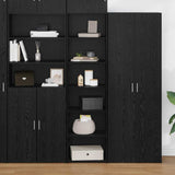 Cabinet Black Oak 50 x 41 x 185 cm Engineered Wood 3403212