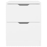 Bedside Cabinets 2 pcs White 40x40x50 cm Engineered Wood 326724