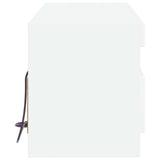 LED TV Cabinet White Engineered Wood 897865
