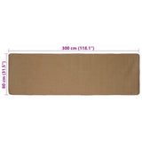 Area Rugs Light Brown 80 x 300 cm Jute 42010779