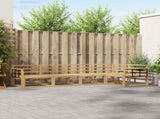 Outdoor Sofa Set 5 pcs White 327 x 168.5 x 73 cm 3386453