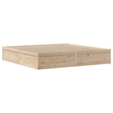 Bed Frame without Mattress 180x200 cm Super King Solid Wood Pine 3323407