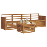 Sofa Sets 5 pcs Natural Solid Acacia Wood 3374324