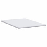 Mattress Topper White 140 x 200 x 6 cm Jaquard Fabric 4106194