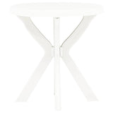 48796 Bistro Table White 70 cm Plastic