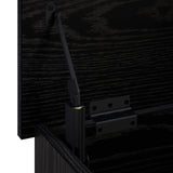 Storage Box Black Oak 60 x 40 x 49.5 cm Engineered Wood 8013668