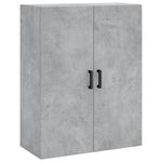 Highboard Concrete Grey 69.5x34x180 cm Engineered Wood 3195791