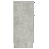Sideboards 2 pcs Concrete Grey 30x30x70 cm Engineered Wood 811124