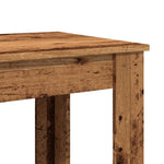 ZNTS Bar Table Old Wood 51x50x103.5 cm Engineered Wood 854407