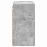 TV Wall Cabinet Concrete Grey 59.5 x 31 x 60 cm Engineered Wood 892352