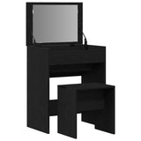 Dressing Table Black oak 60 x 40 x 75 cm Engineered wood 868872