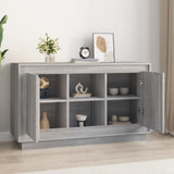 Sideboard Grey Sonona 102x35x60 cm Engineered Wood 831883