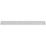 Outdoor Chicken Coop 3x24x2 m Galvanised Steel 3095471