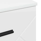 Bedside Cabinet with Drawer High gloss white 38 x 38 x 66 cm 883378