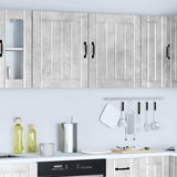 Kitchen Wall Cabinets 2 pcs Lucca Concrete Grey Engineered Wood 853806