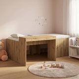 Kids'High Bed Frame with Desk Artisan Oak 75 x 190 cm 3422690