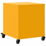 ZNTS Bedside Cabinets 2 pcs Mustard Yellow 36x39x43.5 cm Steel 846621