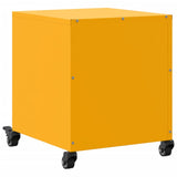 ZNTS Bedside Cabinets 2 pcs Mustard Yellow 36x39x43.5 cm Steel 846621