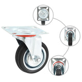 16 pcs Swivel Casters 75 mm 278013