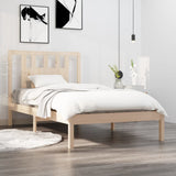 3104048 Bed Frame without Mattress Solid Wood 90x200 cm