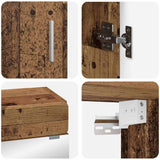 Bathroom Furniture Set TULUM 3 pcs Old Wood 60 x 34 x 63 cm 3398042