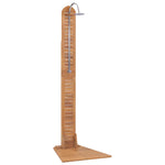 Garden Shower Solid Teak 70x75x204 cm 44667
