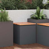 Garden Bench Anthracite 40 x 40 x 43 cm Steel 874914