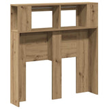 LED Headboard Artisan Oak 100x18.5x103.5 cm Engineered Wood 857683