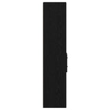 Bookcase with Drawer Black Oak 30 x 42.4 x 185.2 cm 868741